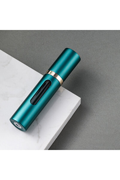 Choice5 Glass 5ml green 5ml Glass Refillable Perfume Bottle with Spray Scent ...