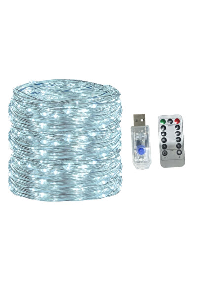 Choice 20M 200LEDs White 5M/10M/20M/30M USB 8Modes Remote Copper Wire LED Wat...