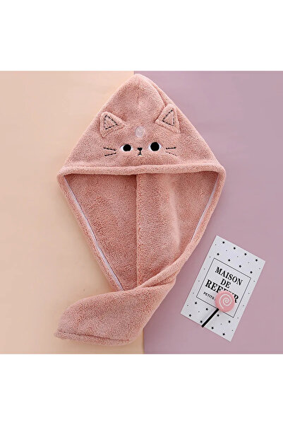 Choice1 Pink Cute Soft Microfiber Towels Shower Cap Towel Bath Hats Dry Hair ...