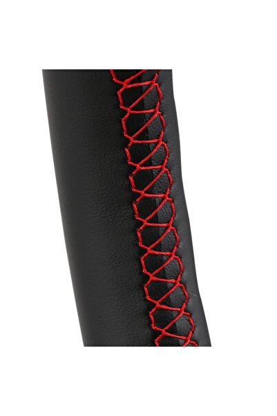 Choice Red Thread Car Steering Wheel Cover Artificial Leather Red Marker For ...