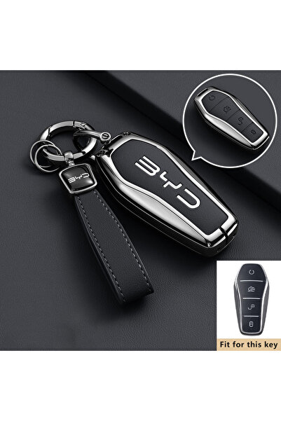 Choice10 for BYD Song Style 10-Black-1PC Car Key Case for BYD Song Plus Pro g...