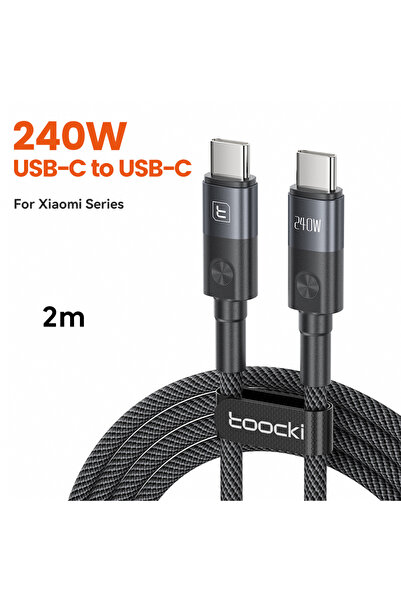 Choice5 toocki 3Pcs 2m 240W USB C Toocki 240W USB C to Type C Cable PPS PD240...