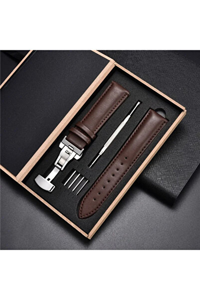 Choice 20mm Brown-S Genuine Leather Watchband 18mm 20 22 24mm Watch Strap Aut...