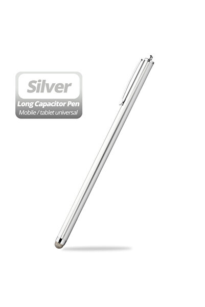 Choice Silver Long Stylus Pen 18.5M Capacitive Tablet Touch Screen Pencil For...