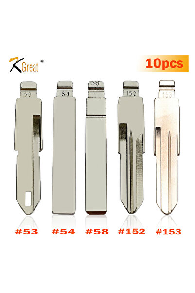 Choice No.153 10pcs KD Xhorse Key Blank VAC102 NE72 HU136 #53 #54 #58 #152 #1...