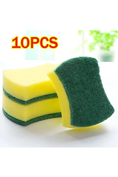 Choice3 10PCS-Radian 50/1Pcs Kitchen Dishwashing Sponge Soft Absorbent Clean ...