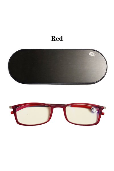 Choice6 +150 RED Sighttoo Anti Blue-Ray Universal Ultra-Thin Reading Glasses ...