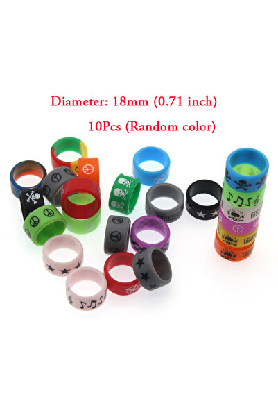 Choice 10Pcs 18mm 10Pcs Fishing Rod Silicone Handle Band Anti Slip O-shaped R...