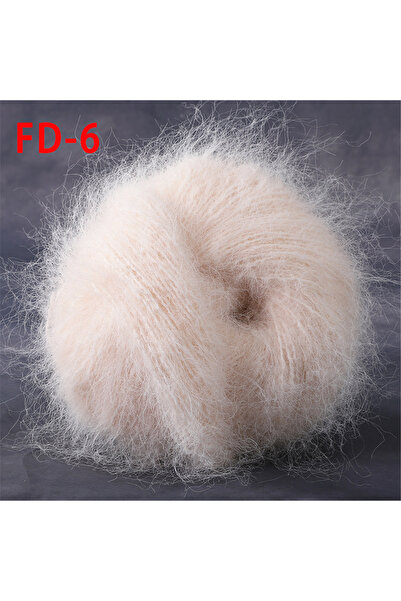 Choice 06 50g Worsted Faux Long Plush Mink Velvet Yarn For DIY Knitting And C...