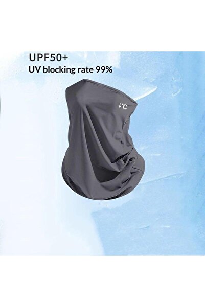 Choice Dark gray New Summer Sunscreen Ice Silk Mask Neck UV Protection Face C...