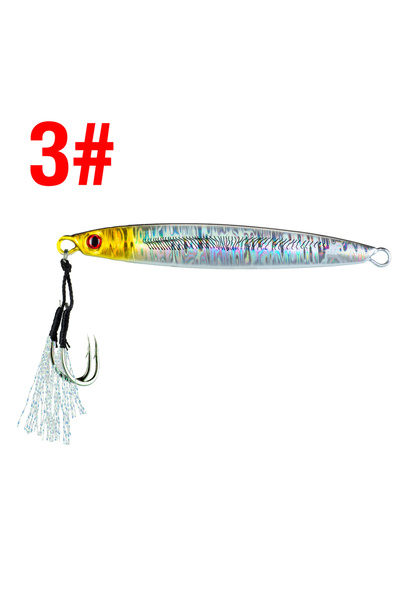 Choice 28g 3 1Pc Metal Jig Casting Lure 14g-100g Sinking Metal Jigging Lures ...