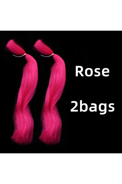 Choice 30cm 2bags Rose 14 Colors 30CM Streamer Minnow Fibers Kinky Synthetic ...