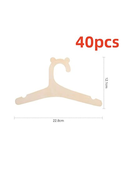 Choice Bear 40pcs 5/10/20/50pcs Baby Clothes Rack Cute Bear Wooden Children C...