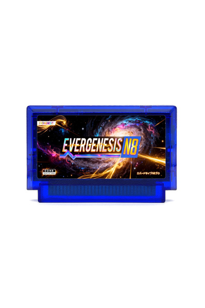 Choice1 Transparent Blue EDN8 2000 in 1 FC Game Cartridge With 4G TF Card Opt...