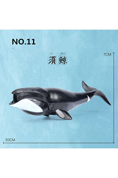 Choice7 Baleen whales 12 Styles Simulated Marine Sea Life Whale Shark Model O...