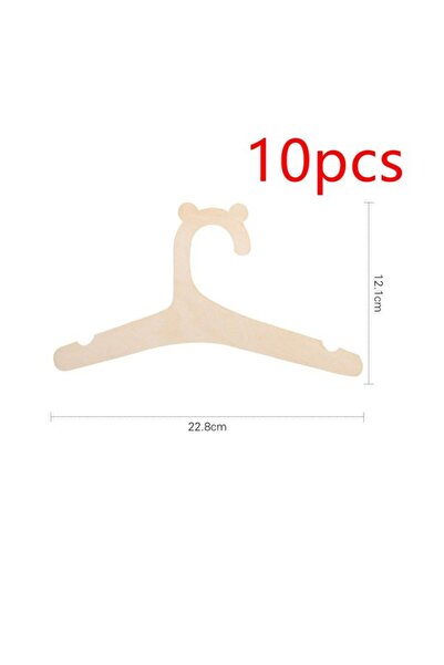 Choice Bear 10pcs 5/10/20/50pcs Baby Clothes Rack Cute Bear Wooden Children C...