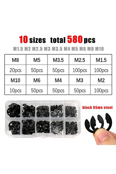 choice2 set C 580pcs 1 Box Mix M1.2 M1.5 M2 M2.5 M3 M4 M5 M6 M8 M10 M12 M15 E...