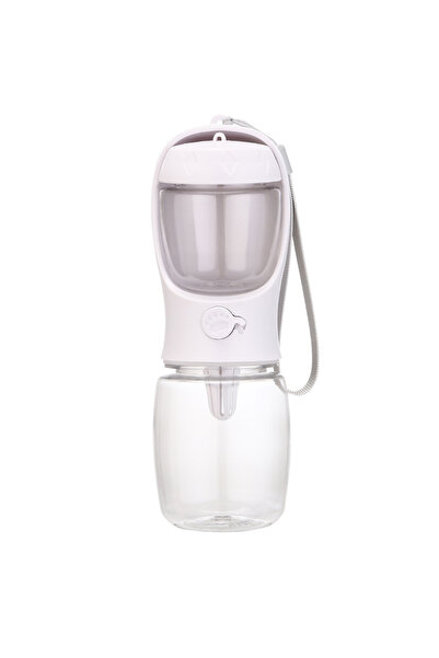 Choice 350ml WHITE Pets Dog Water Bottle Portable Food Grade Material Dog Cat...