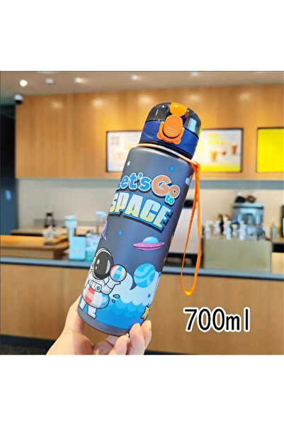 Choice 700ml Blue 700ml Cosmic Astronaut Themed Insulated Water Bottle Leakpr...