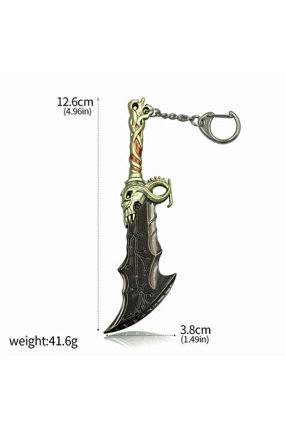 choice2 K00681-02 Game God of War 5 Keychains Thor's Hammer Mjolnir Kratos Bl...