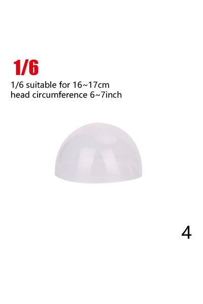 Choice 4 7 Sizes 1/3 1/4 1/6 1/8 1/12 Doll Fixed Wig Headgear Silicone Headge...