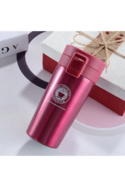 Choice23 380ML Red 380/510ML Coffee Cup Stainless Steel Thermo Bottle Car The...