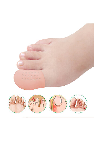 Choice1 Beige-4Pcs Pexmen 2/4Pcs Gel Toe Protectors Toe Caps Prevent Pain Rel...