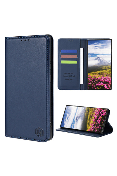Choice28 Blue Galaxy A26 Wallet Skin friendly Card Slot Magnetic Flip Leather...