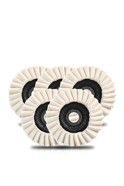 choice2 5pcs-115mm 5/2/1pcs Wool Felt Flap Polishing Disc Wool Polishing Whee...