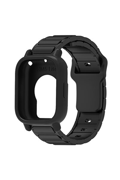 choice2 Redmi Watch 5 Active Black Silicone Case+Strap For Redmi Watch 5 Acti...
