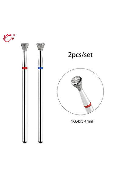 Choice Mix-2pcs TP 2Pcs/set NEW Bald Nail Drill Bits Electric Manicure Grindi...