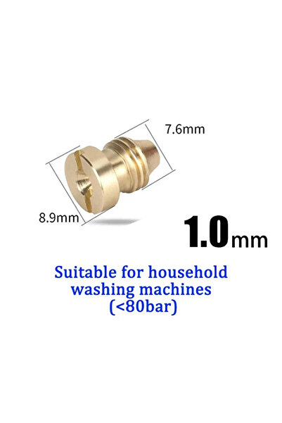 Choice12 T-1.0 Orifice Nozzle Tips for Foam Cannon Foam Maker Universal 0.9~1...