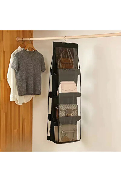 Choice3 Black 4-Layer G5276B 1Pcs Hanging Type Storage Bags For Bag Organizer...