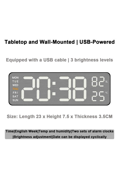 Choice A-Black Shell Mirror Brushed Finish Wall Clock Premium Feel Silent Wal...