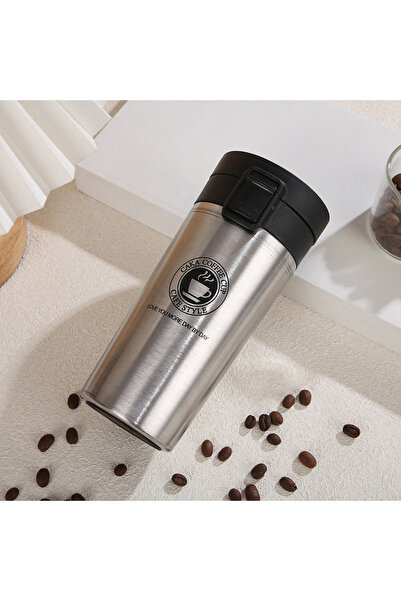 Choice24 510ML Silver 380/510ML Coffee Cup Stainless Steel Thermo Bottle Car ...
