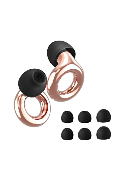 Choice Pink Reusable High-Fidelity Ear Plugs - 8 Ear Tips in XS/S/M/L - Conce...