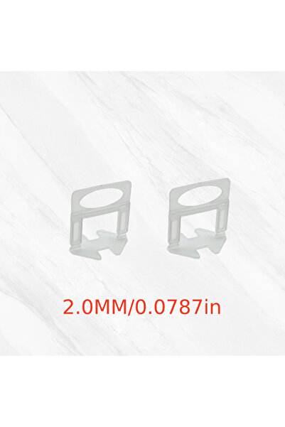 Choice96 100Pcs 2.0mm 270Pcs Clips and 90Pcs Plastic Tile Leveling System wit...