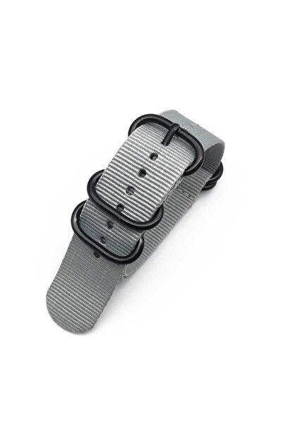 Choice 20mm Grey Multicolor Watch Strap Nylon Black Ring Buckle 18mm 20mm 22m...
