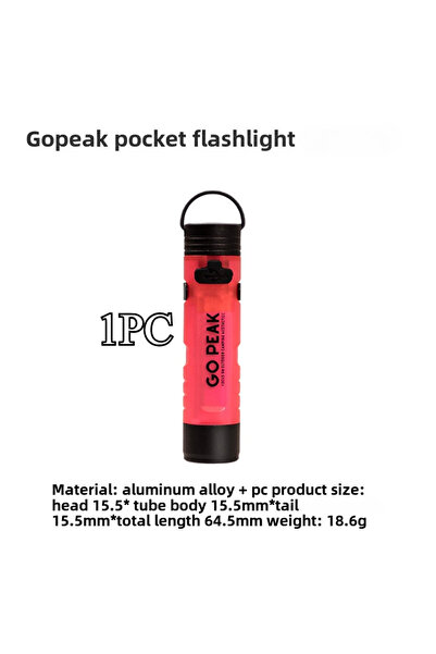 choice2 1PC Pink GOPEAK 5050 LED Small Light Key Clip Cap with 7 Colors Outdo...