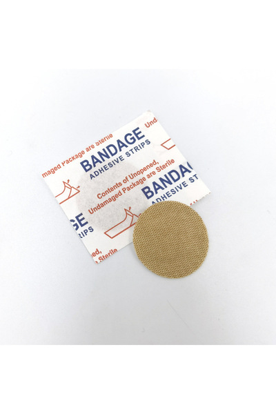 Choice3 50PCS Round 22mm 50pcs Assorted PE Fabric Bandages Flexible Adhesive ...