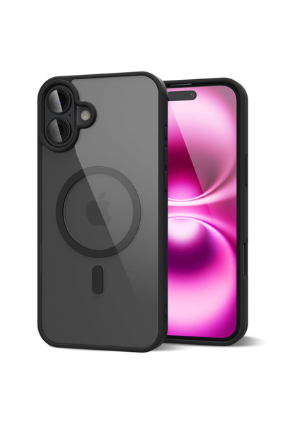 Choice For iPhone 16 black Black Magnetic Case For iPhone 16 Plus 15 Pro Max ...
