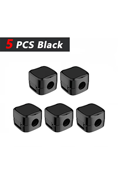 Choice7 5PCS Black 3-12 Pcs/Set Magnetic Cable Clips Cable Organiser Adjustab...