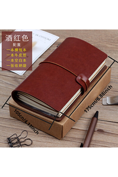 Choice A6 5 Creative Notebook Travel Ledger A6 Loose-leaf Simple Diary Retro ...