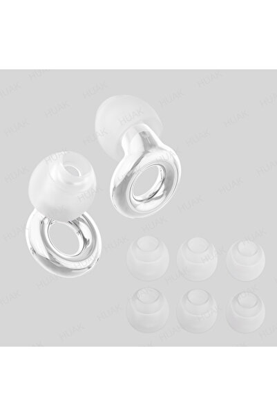 Choice18 Silver Reusable High-Fidelity Ear Plugs - 8 Ear Tips in XS/S/M/L - C...