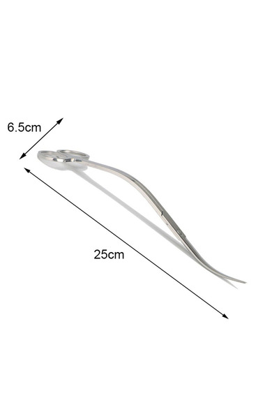 Choice4 Wave scissors Aquarium Scissor Tools Fish Tank Tweezer Plants Wave Sc...