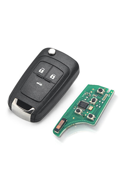 Choice4 433mhz 3 buttons KEYYOU 2/3/4 Buttons Flip Folding Remote Car Key Fob...