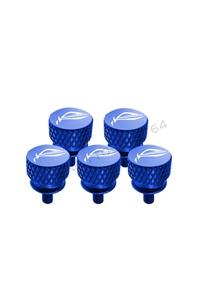 Choice Blue M3.5 Computer Case Screw ROG Logo Hand Tighten Step Thumb Knurled...