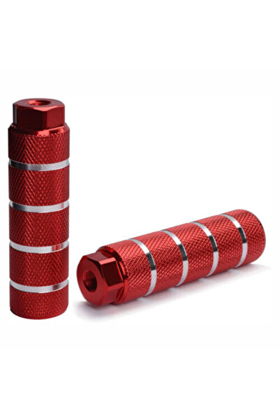 Choice 2PC Red DOMEN Bike Pegs Aluminum Alloy BMX Bike Anti Skid Lead Foot Fi...
