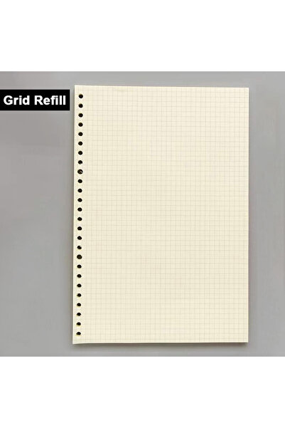 Choice A4 Gird Refill A4/A5/B5 60 Sheet Refillable Paper Lined/Blank/Dotted/G...