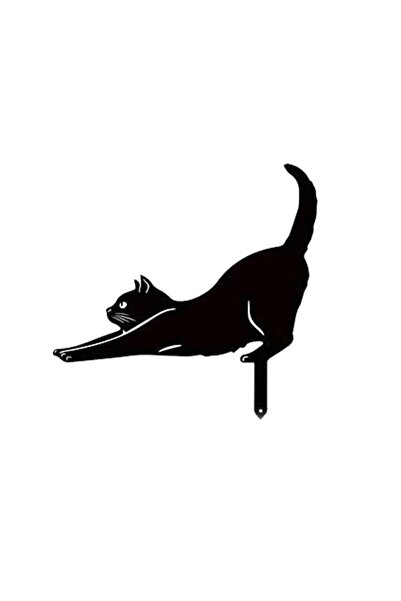 choice2 C Cat Ground Stake Ornament Ground Plug Outdoor Garden Balcony Art De...